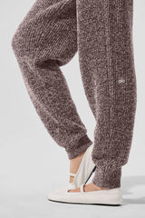 Marl Sweater Pant - Mushroom Marl
