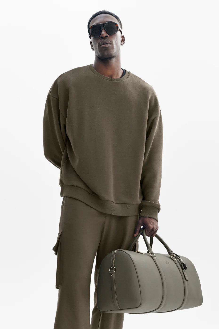 Chill Crew Neck Pullover - Olive Tree