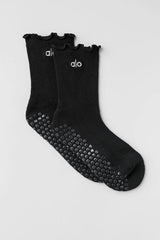 Lettuce Edge Grip Sock - Black