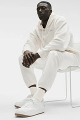 Unisex Half-Crew Scrunch Sock - Ivory