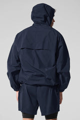 Vantage Nylon Ripstop Track Jacket - Navy