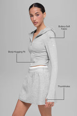 Sway Full Zip Hoodie - Athletic Heather Grey