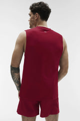 Conquer Muscle Tank - Garnet