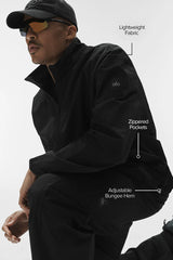 Takeaway Track Full Zip Jacket - Black