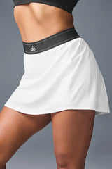 Match Point Tennis Skirt - White